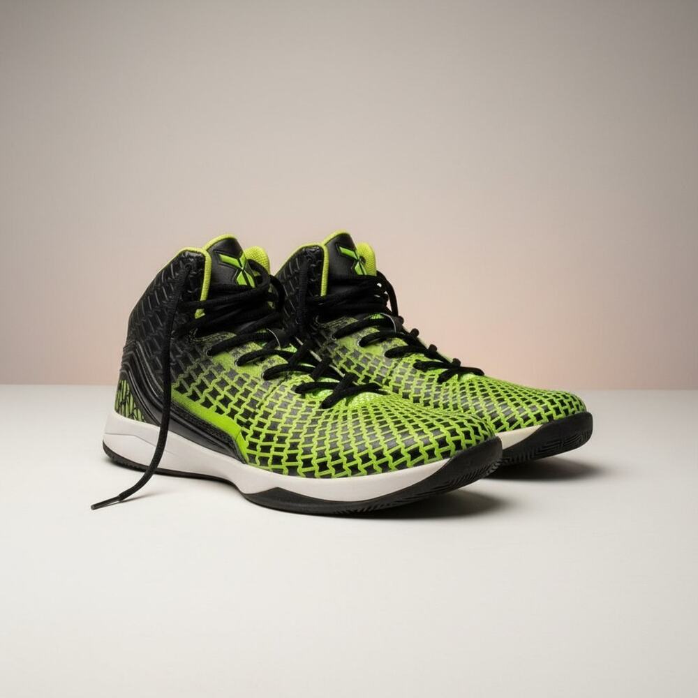 A-One ClutchFit Drive Mens 8 Green Black Basketball Shoes